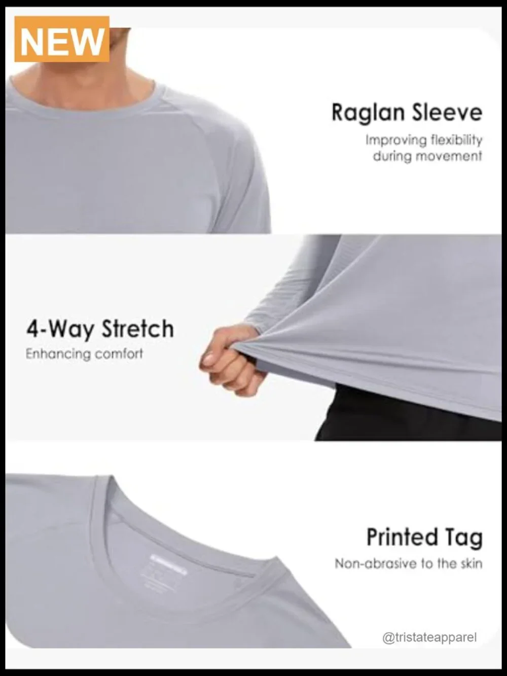 UPF 50+ Sun Protection Long Sleeve Rash Guard Quick Dry Swim T-Shirt